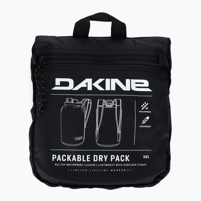 Dakine Packable Rolltop Dry Pack 30 nepremokavý batoh čierny D10003922 5