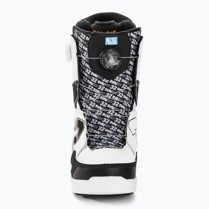 Pánske topánky na snowboard ThirtyTwo Lashed Double Boa Powell '23 white/black 3