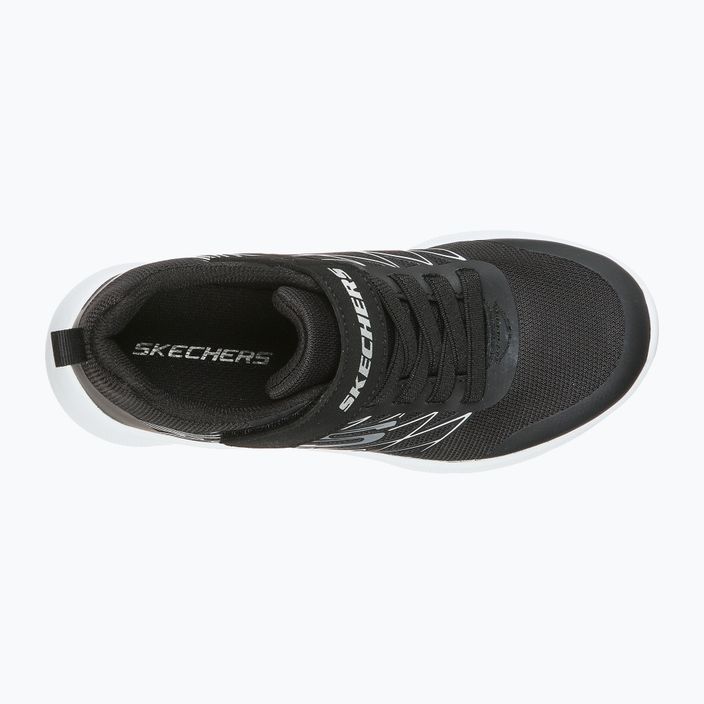 Detská tréningová obuv SKECHERS Microspec Texlor black/silver 11