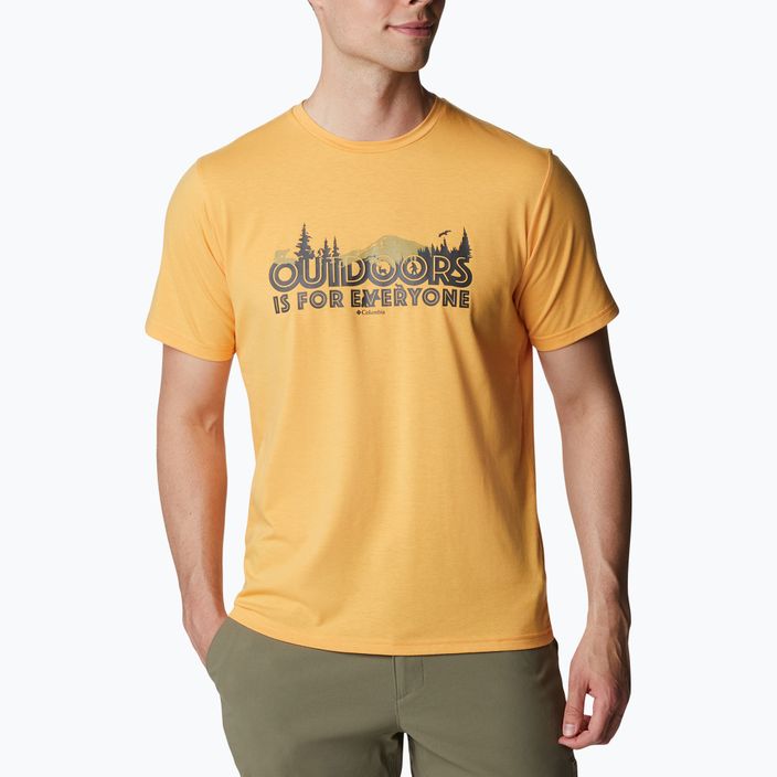 Columbia Sun Trek pánske trekingové tričko žlté 1931172 5