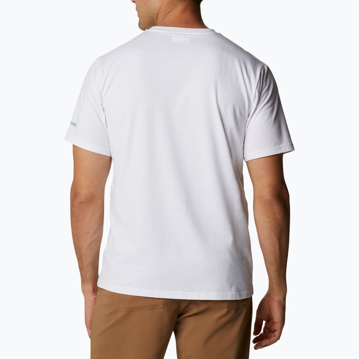 Columbia Sun Trek pánske trekingové tričko biele 1931172 4