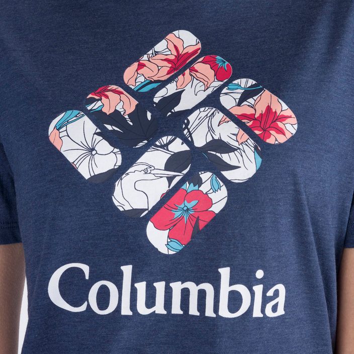 Columbia Bluebird Day Relaxed dámske trekové tričko námornícka modrá 1934002 3
