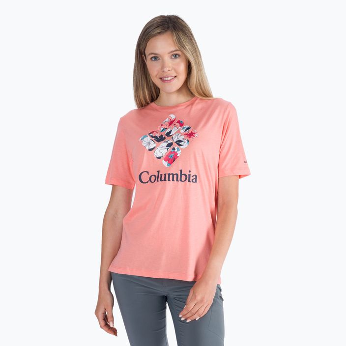Columbia Bluebird Day Relaxed dámske trekové tričko oranžové 1934002