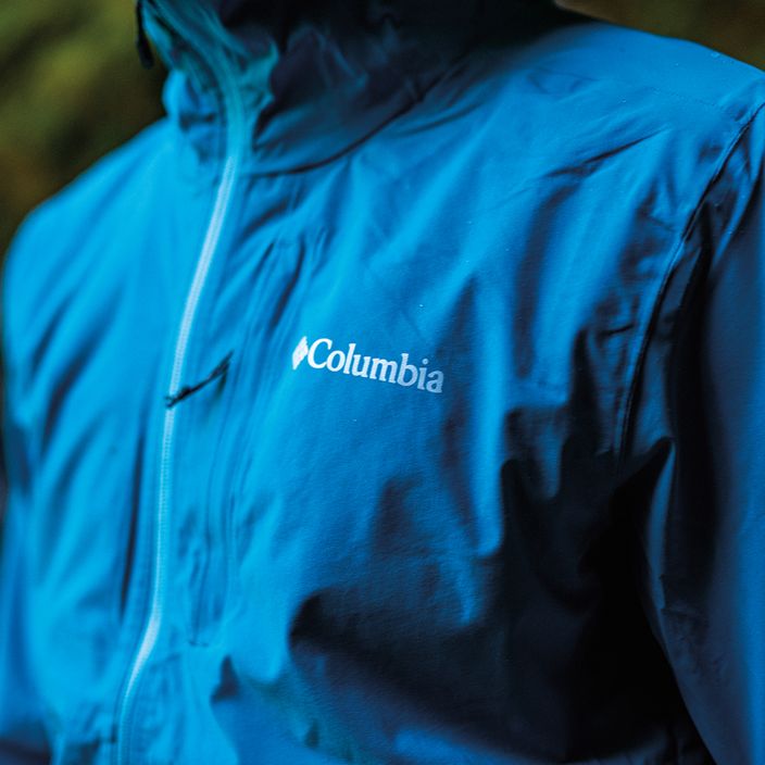 Columbia Omni-Tech Ampli-Dry 400 pánska membránová bunda do dažďa modrá 1932854 11
