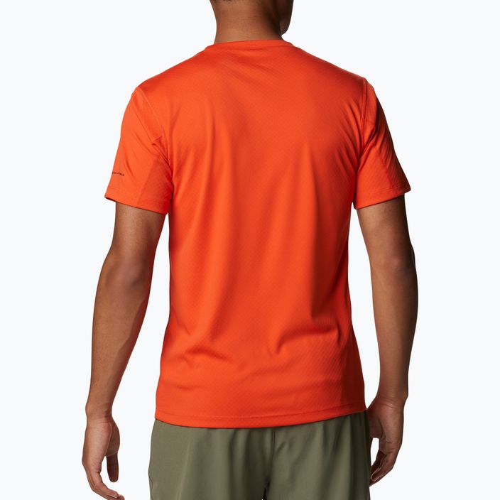 Columbia Rules M Grph pánske trekingové tričko červené 1533291 2
