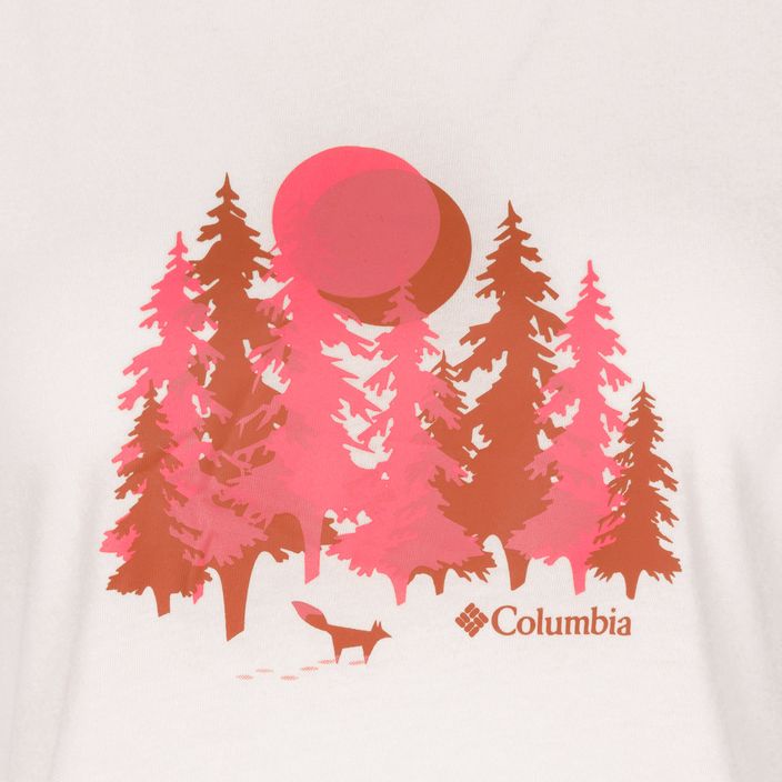 Dámske trekové tričko Columbia Daisy Days Graphic beige 1934592 9