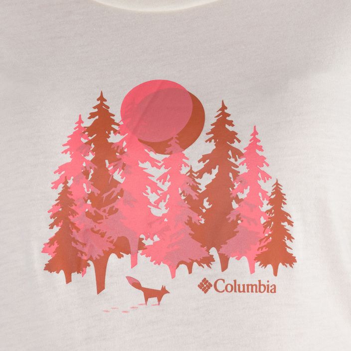 Dámske trekové tričko Columbia Daisy Days Graphic beige 1934592 4