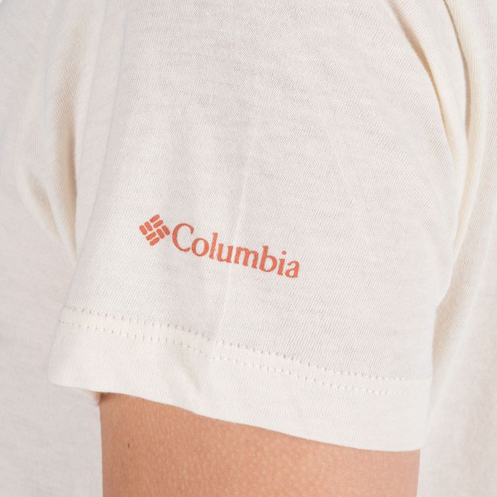 Dámske trekové tričko Columbia Daisy Days Graphic beige 1934592 5