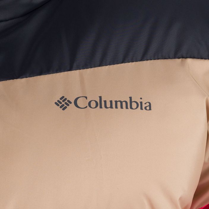 Columbia Puffect Color Blocked dámska páperová bunda červená 1955101 4