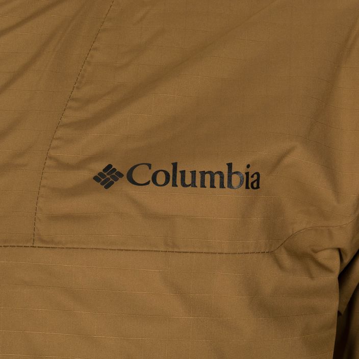 Columbia Point Park Insulated pánska páperová bunda hnedo-čierno-žltá 1956811 12