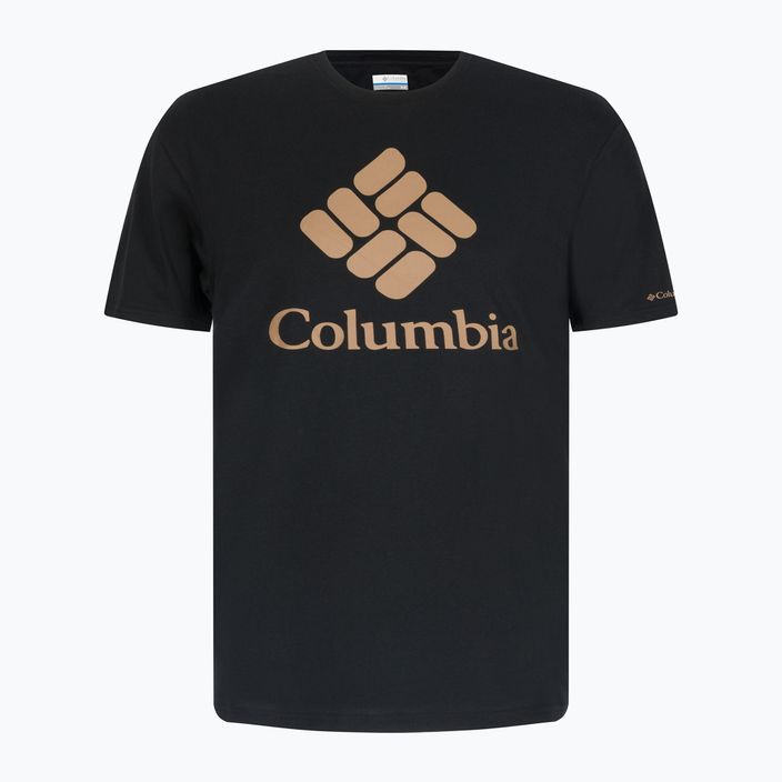 Columbia CSC Basic Logo pánske trekingové tričko čierne 6