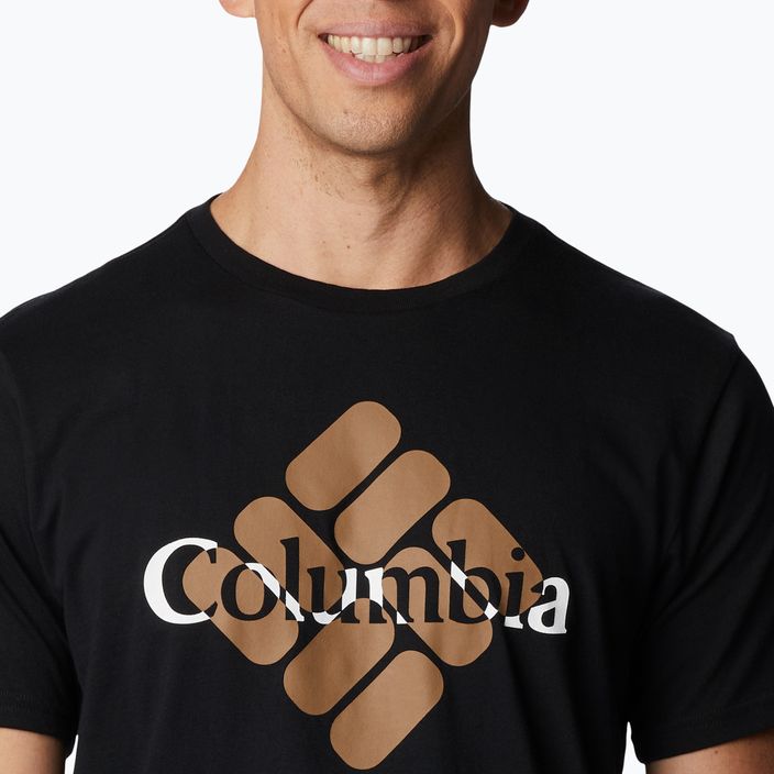 Columbia CSC Seasonal Logo pánske trekingové tričko čierne 1991031 5