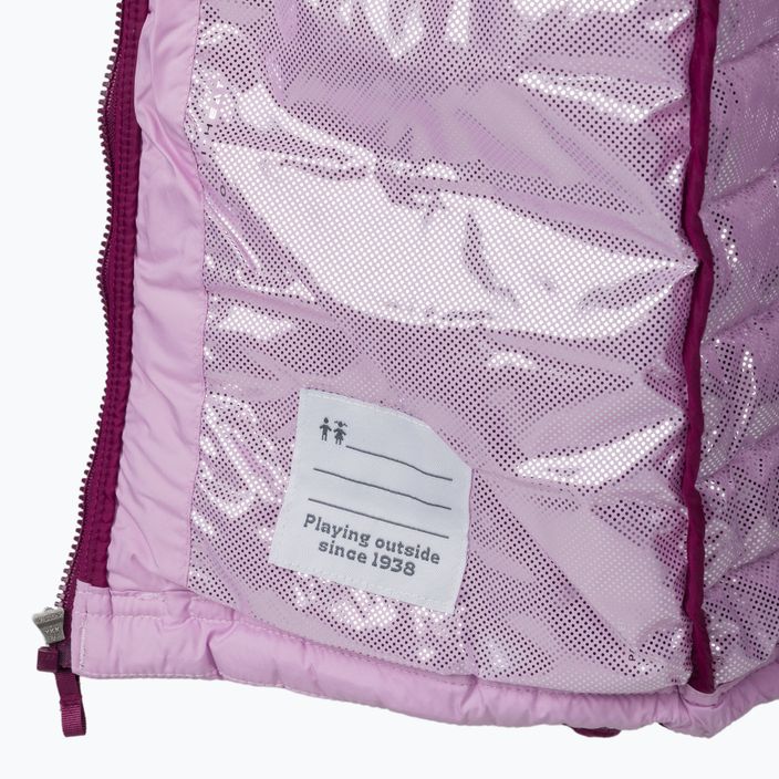Detská páperová bunda s kapucňou Columbia Powder Lite Purple 1802931 5