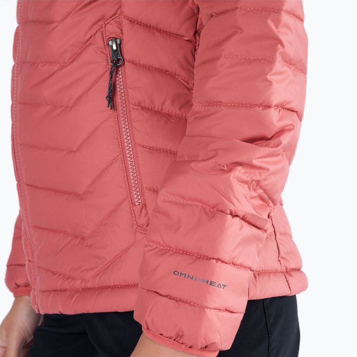 Columbia Powder Lite Hooded pink dámska páperová bunda 1699071 5