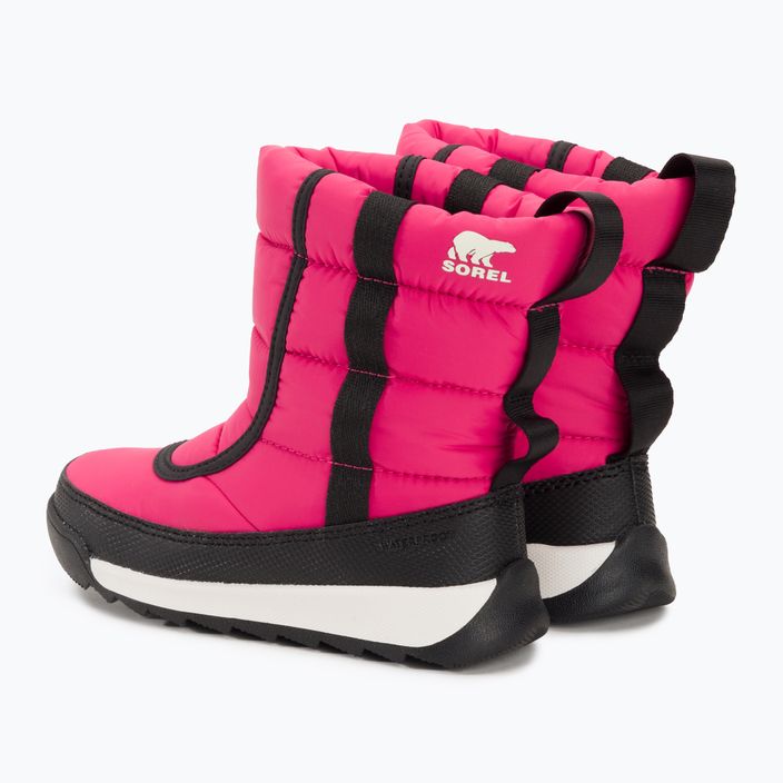 Sorel Outh Whitney II Puffy Mid detské snehové topánky cactus pink/black 3