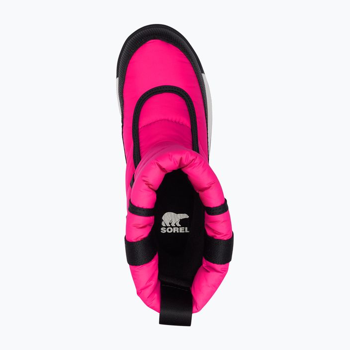 Sorel Outh Whitney II Puffy Mid detské snehové topánky cactus pink/black 11