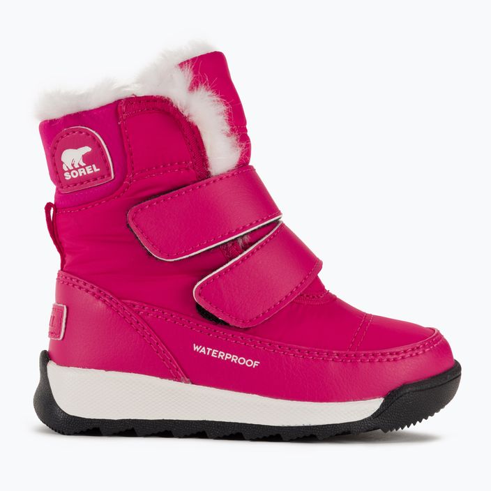 Detské snehové topánky Sorel Whitney II Strap WP cactus pink/black 2