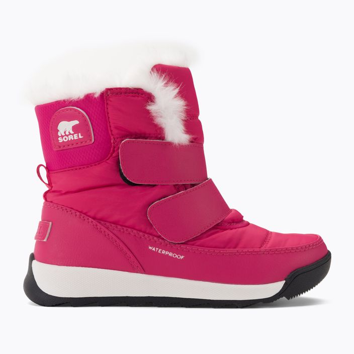 Detské trekové topánky Sorel Whitney II Strap Wp cactus pink/black 2