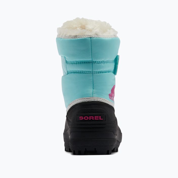 Detské snehové topánky Sorel Snow Commander ocean surf/cactus pink 11