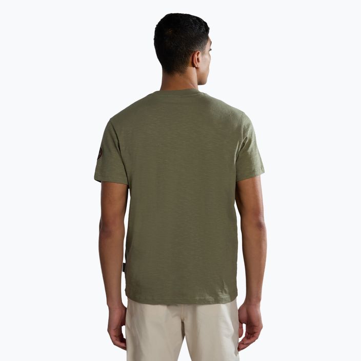 Pánske tričko Napapijri S-Tepees green lichen 3