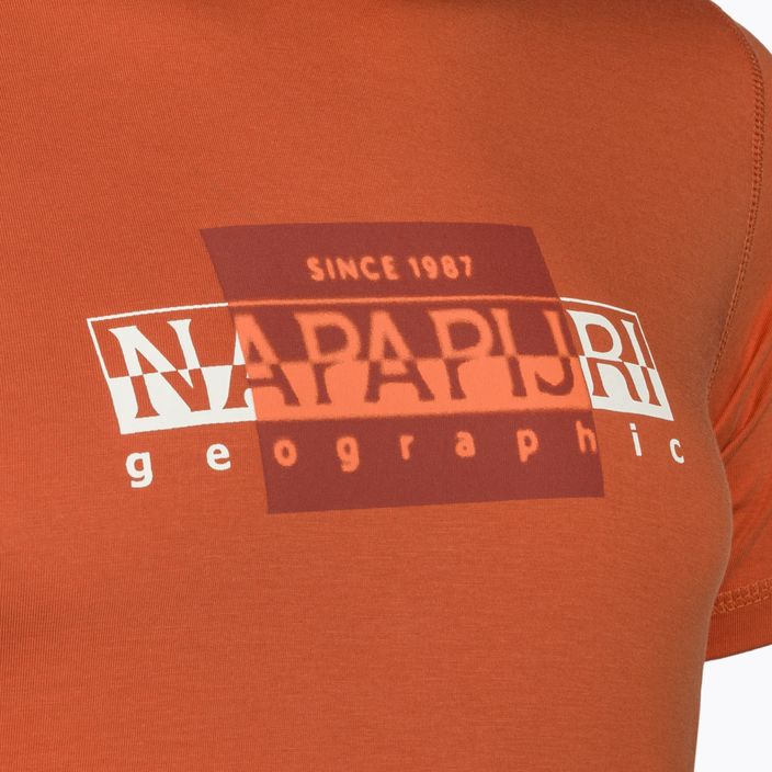 Pánske tričko Napapijri S-Smallwood orange burnt 3