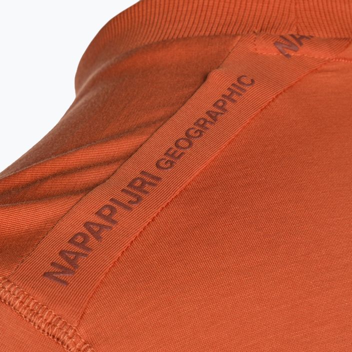 Pánske tričko Napapijri S-Smallwood orange burnt 4