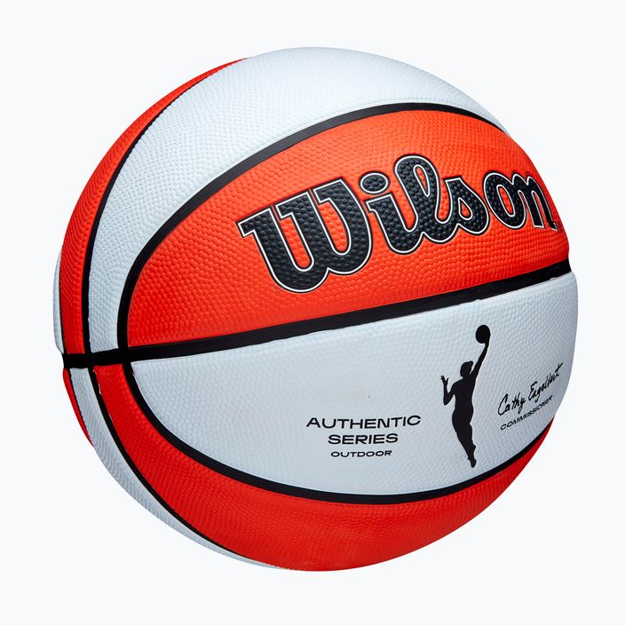 Basketbalová lopta detská Wilson WNBA Authentic Series Outdoor orange/white veľkosť 5 2
