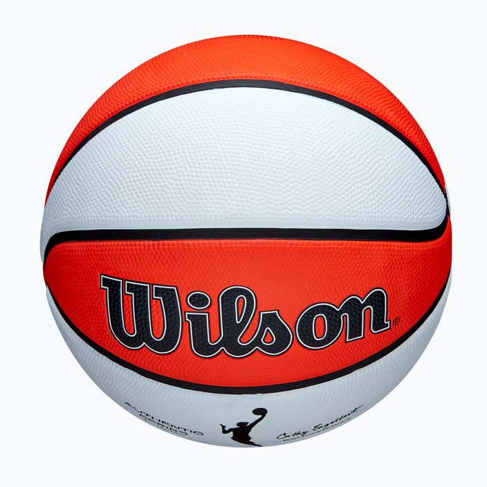 Basketbalová lopta detská Wilson WNBA Authentic Series Outdoor orange/white veľkosť 5 4