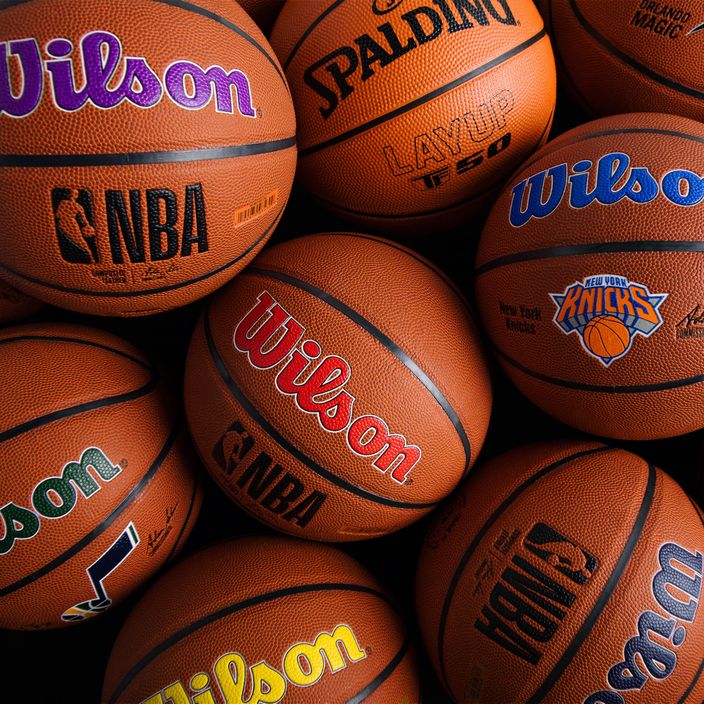 Wilson NBA Authentic Indoor Outdoor basketbalová lopta hnedá WTB7200XB07 4