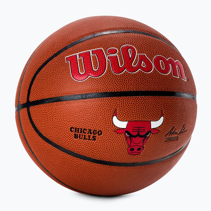 Wilson NBA Team Alliance Chicago Bulls hnedá basketbalová lopta WTB3100XBCHI veľkosť 7 2