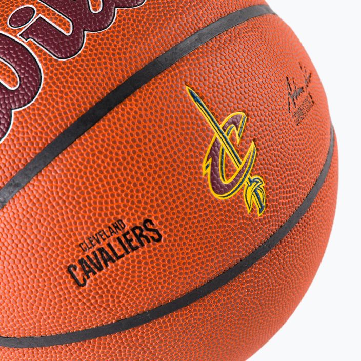 Wilson NBA Team Alliance Cleveland Cavaliers hnedá basketbalová lopta WTB3100XBCLE veľkosť 7 3