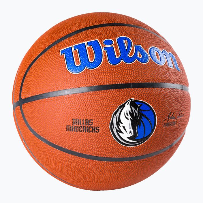 Wilson NBA Team Alliance Dallas Mavericks hnedá basketbalová lopta WTB3100XBDAL veľkosť 7 2