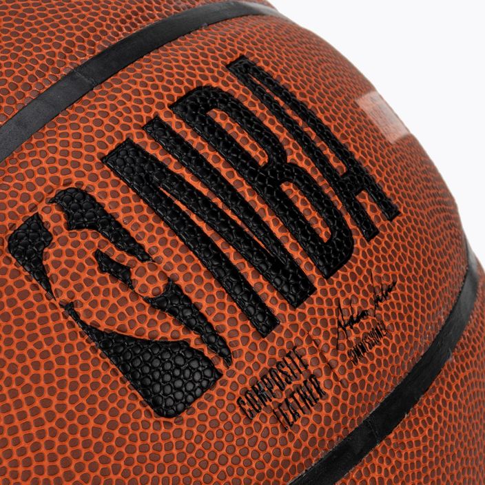 Wilson NBA Team Alliance Denver Nuggets hnedá basketbalová lopta WTB3100XBDEN veľkosť 7 3