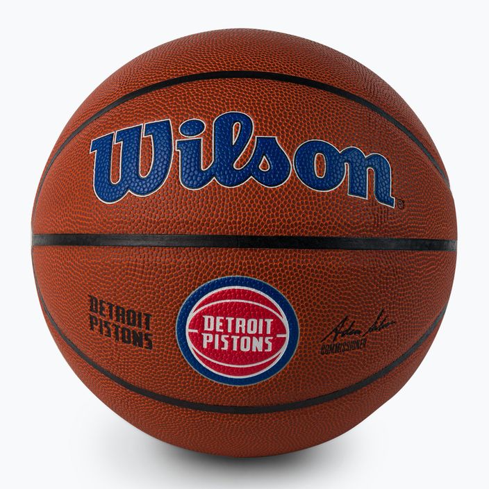 Wilson NBA Team Alliance Detroit Pistons hnedá basketbalová lopta WTB3100XBDET veľkosť 7