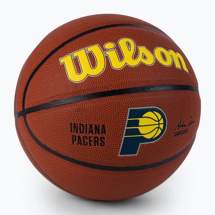 Wilson NBA Team Alliance Indiana Pacers hnedá basketbalová lopta WTB3100XBIND veľkosť 7 2