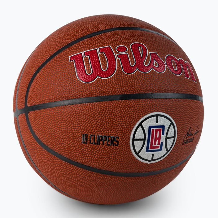 Wilson NBA Team Alliance Los Angeles Clippers basketbalová hnedá WTB3100XBLAC veľkosť 7 2