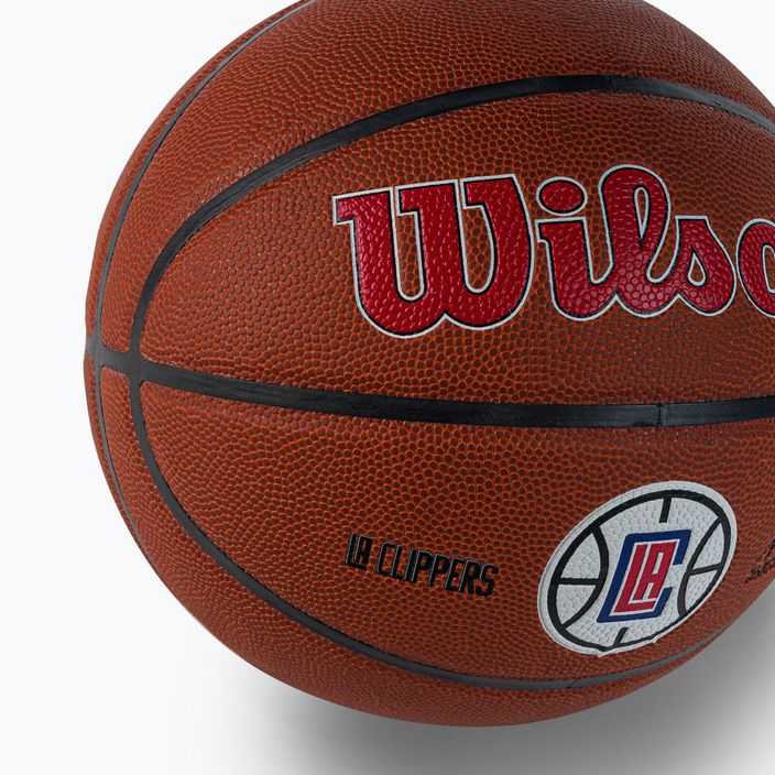 Wilson NBA Team Alliance Los Angeles Clippers basketbalová hnedá WTB3100XBLAC veľkosť 7 3