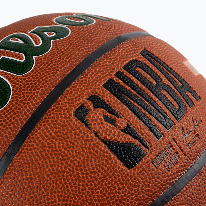 Wilson NBA Team Alliance Milwaukee Bucks hnedá basketbalová lopta WTB3100XBMIL veľkosť 7 3
