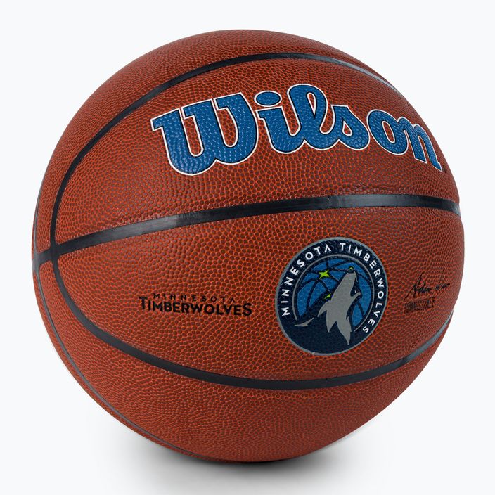 Wilson NBA Team Alliance Minnesota Timberwolves basketbalová hnedá WTB3100XBMIN veľkosť 7 2