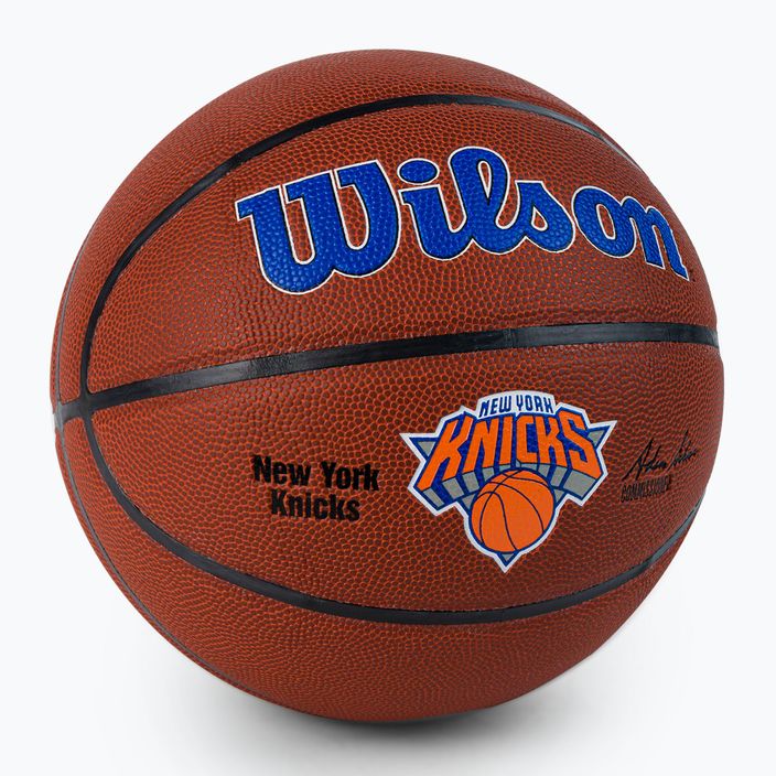 Wilson NBA Team Alliance New York Knicks basketbalová hnedá WTB3100XBNYK veľkosť 7 2