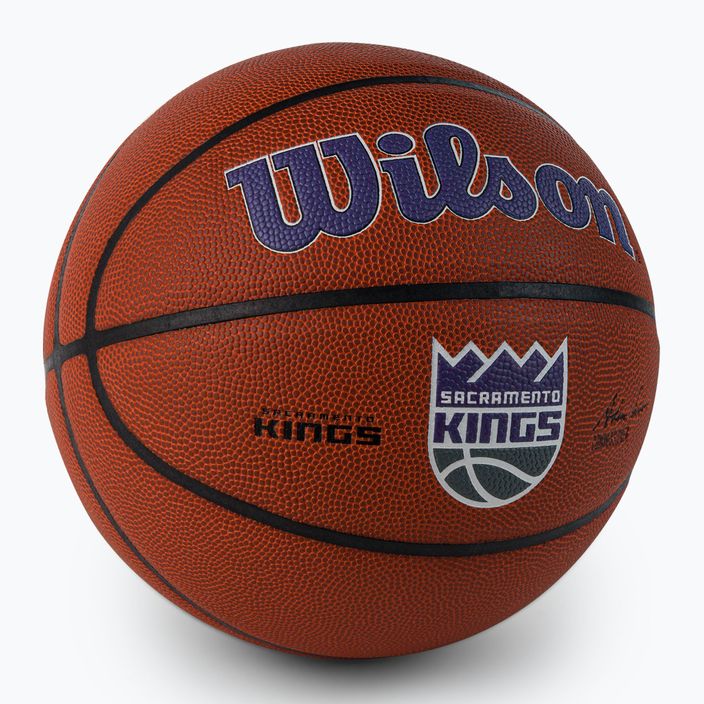 Wilson NBA Team Alliance Sacramento Kings basketbalová hnedá WTB3100XBSAC veľkosť 7 2