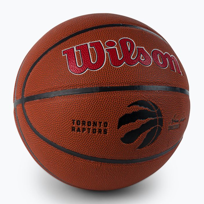 Wilson NBA Team Alliance Toronto Raptors hnedá basketbalová lopta WTB3100XBTOR veľkosť 7 2