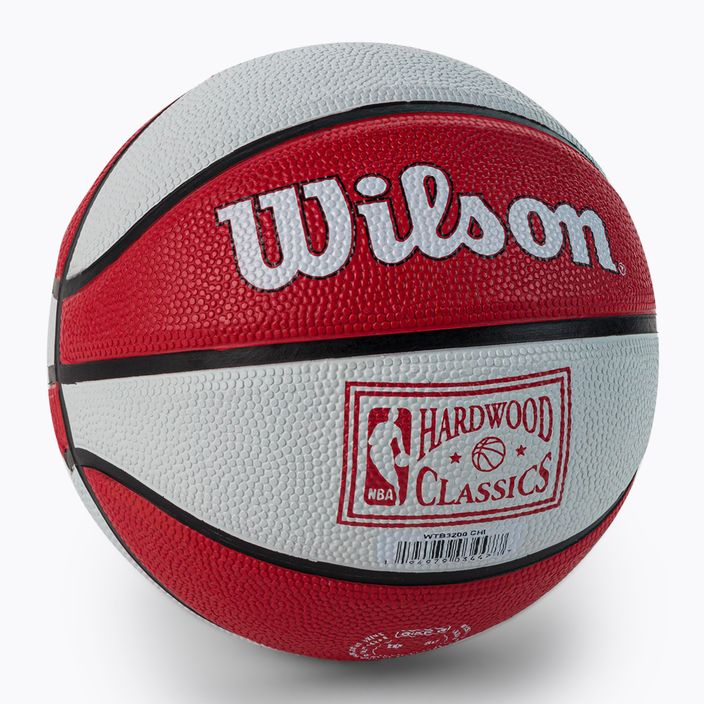Wilson NBA Team Retro Mini Chicago Bulls basketbal červená WTB3200XBCHI veľkosť 3 2