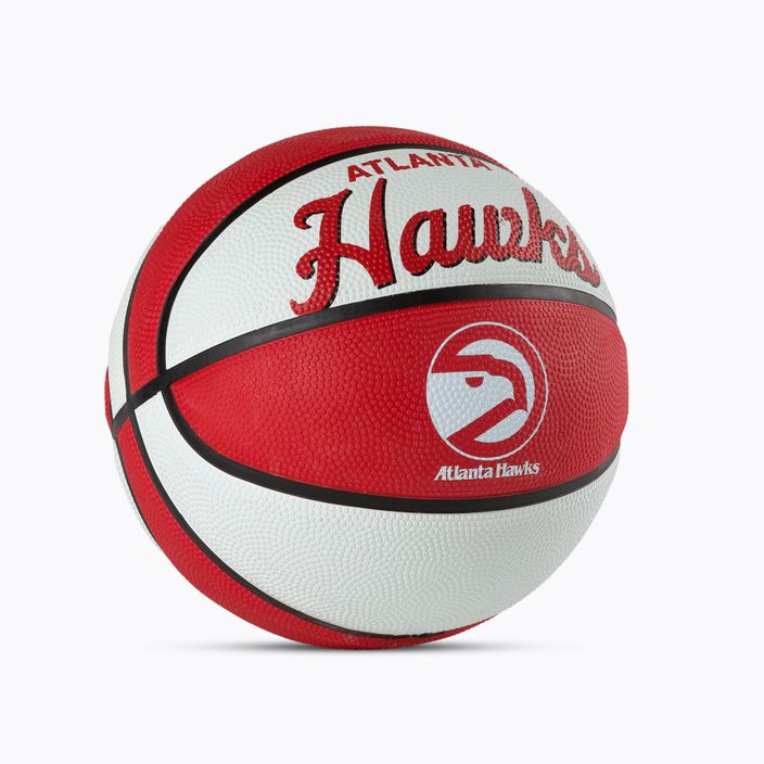 Wilson NBA Team Retro Mini Atlanta Hawks basketbal červený WTB3200XBATL veľkosť 3 2