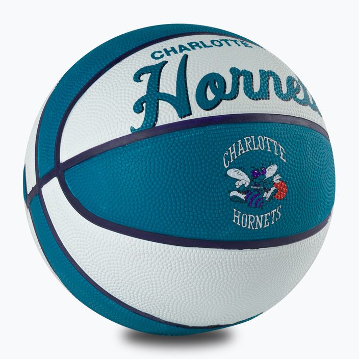 Wilson NBA Team Retro Mini Charlotte Hornets marine basketbal WTB3200XBCHA veľkosť 3 2