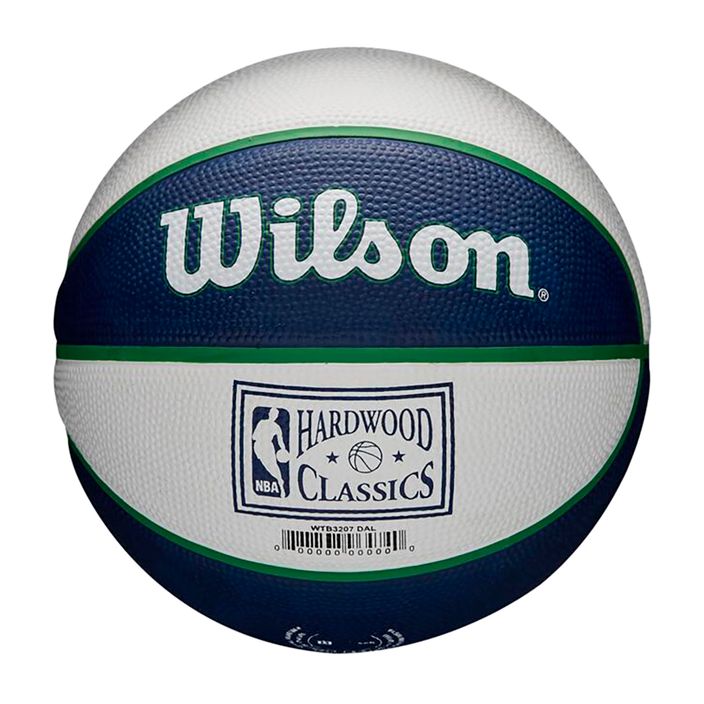 Wilson NBA Team Retro Mini Dallas Mavericks basketball navy blue WTB3200XBDAL veľkosť 3 4