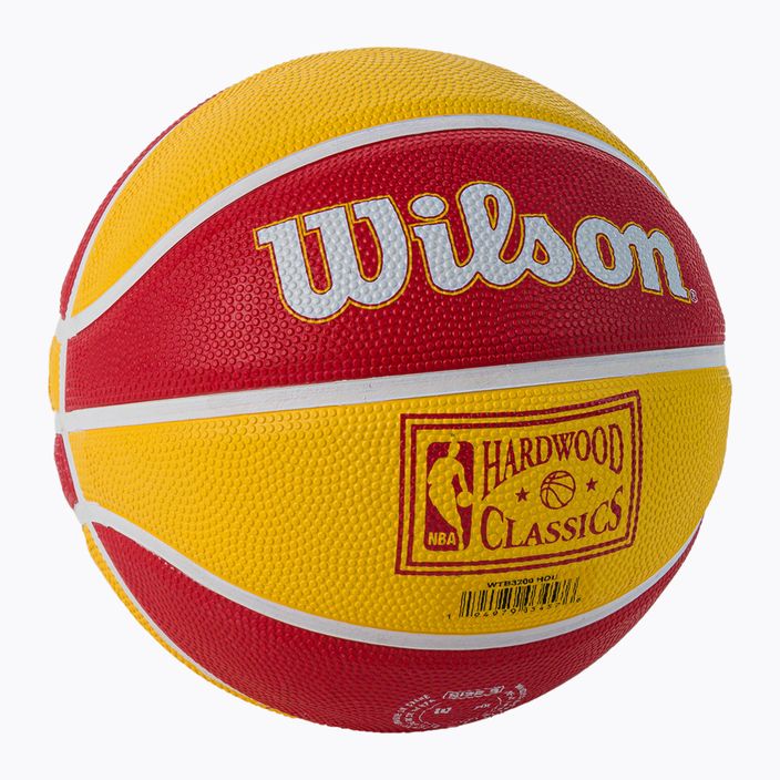 Wilson NBA Team Retro Mini Houston Rockets basketbal červený WTB3200XBHOU veľkosť 3 2