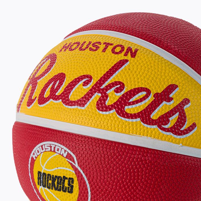 Wilson NBA Team Retro Mini Houston Rockets basketbal červený WTB3200XBHOU veľkosť 3 3