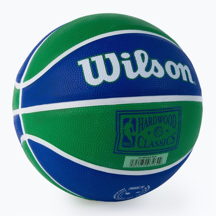 Wilson NBA Team Retro Mini Minnesota Timberwolves basketbal modrý WTB3200XBMIN veľkosť 3 2
