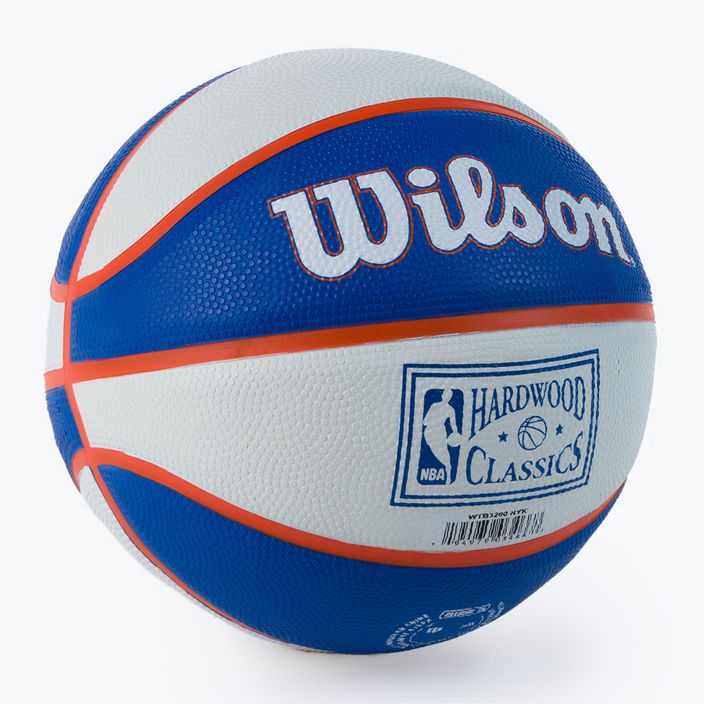 Wilson NBA Team Retro Mini New York Knicks basketbal modrý WTB3200XBNYK veľkosť 3 2